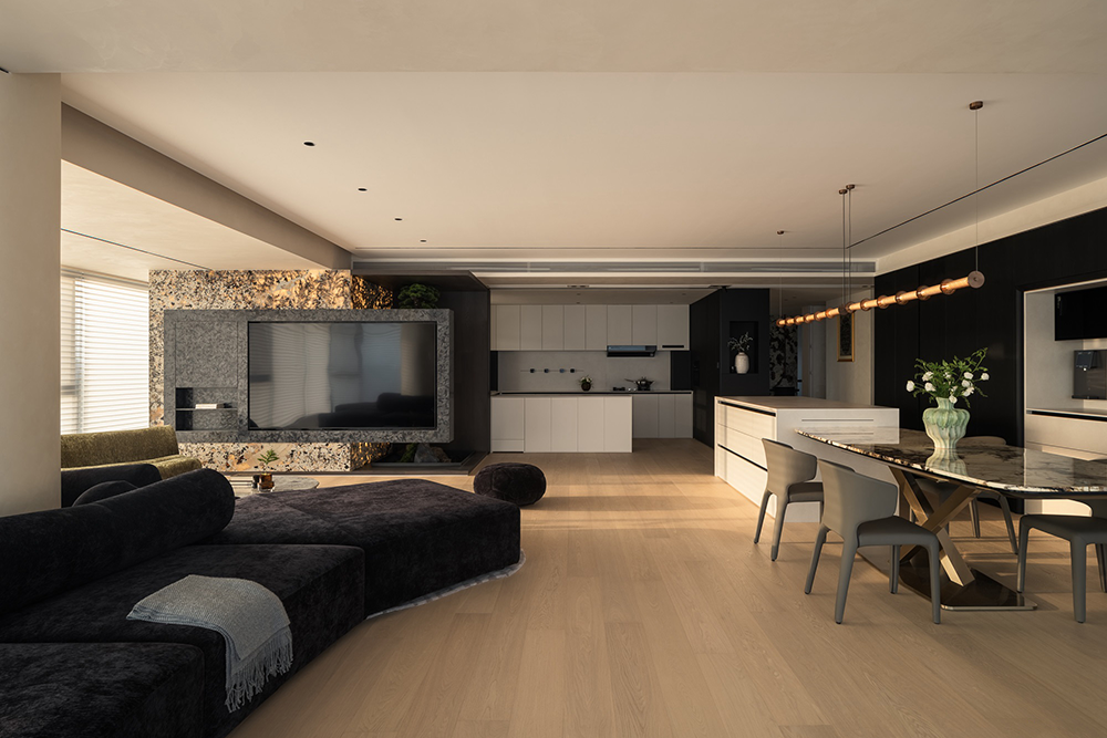 长安首府316㎡平层空间设计丨中国西安丨U.AN由恩设计-13