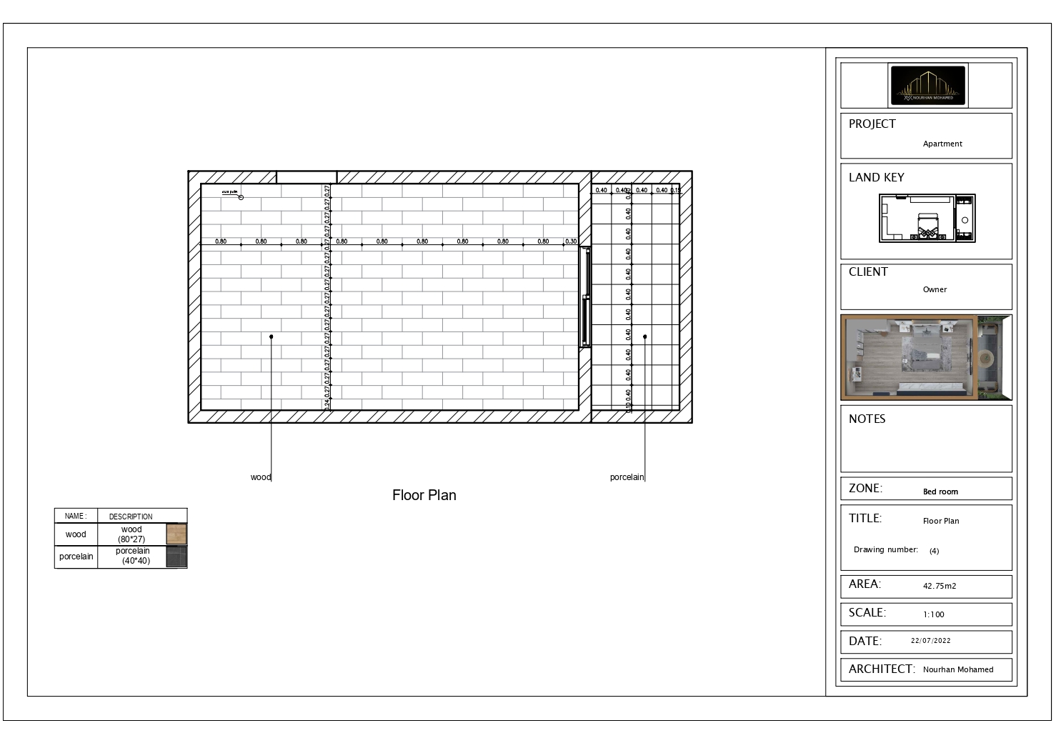 Shop drawing ( Master Bedroom)-4