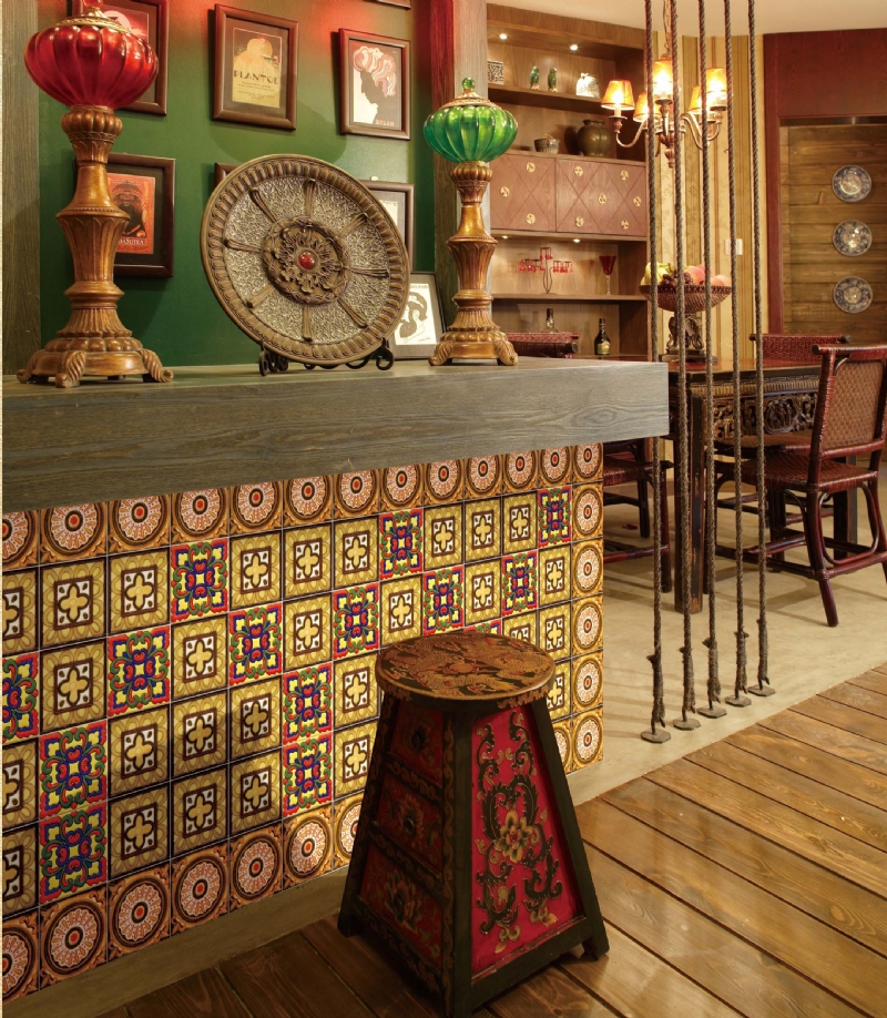 七色玫瑰陶瓷-4