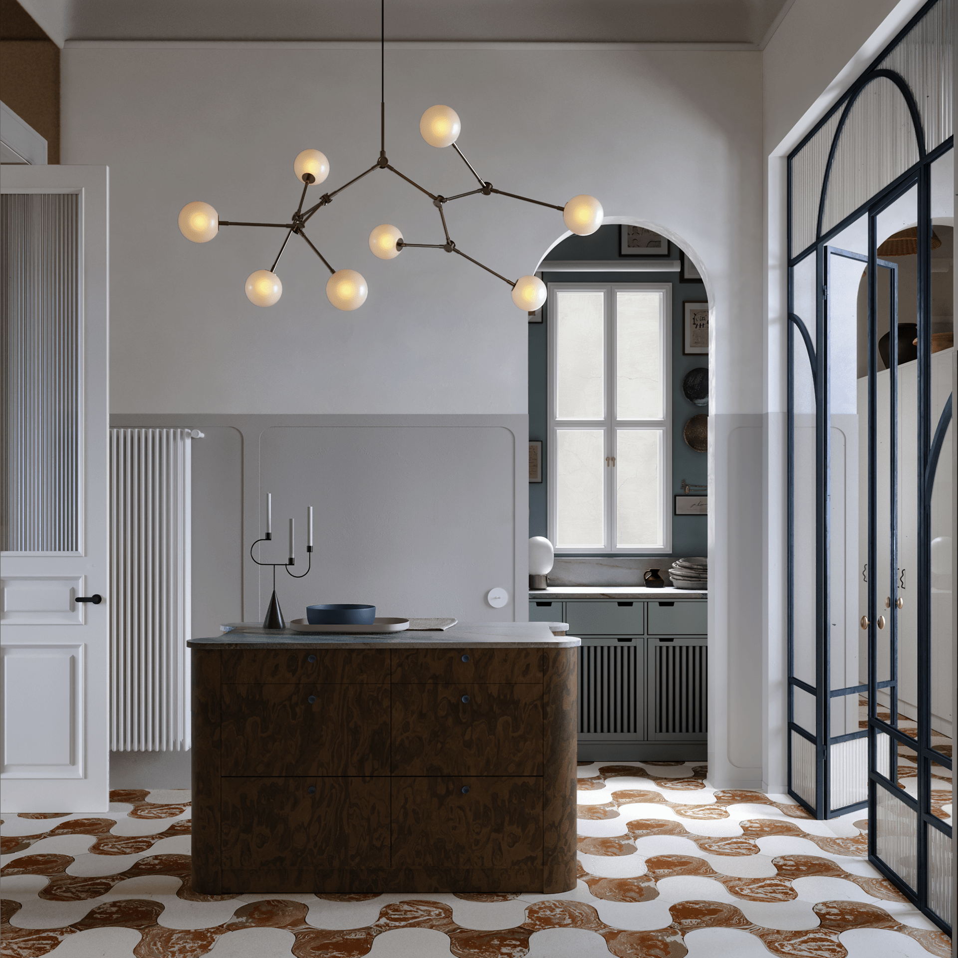 115㎡公寓设计 超有氛围感的住宅-6