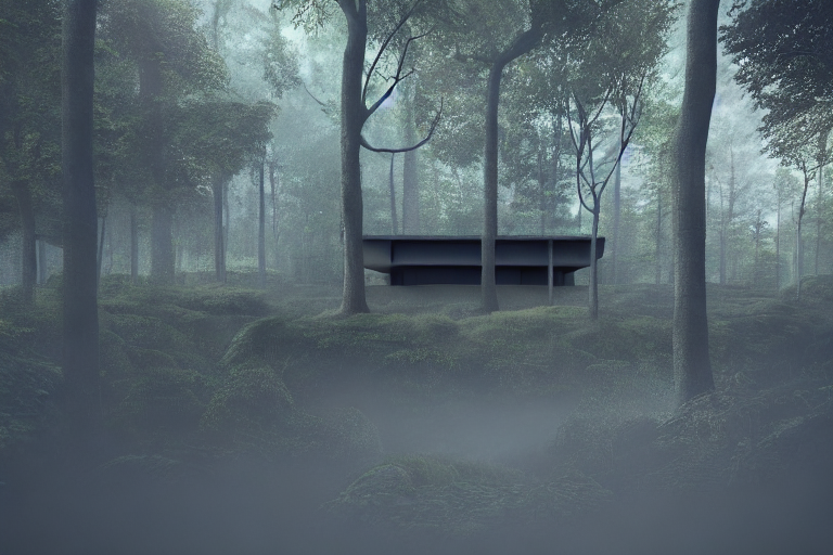 隐林 · 建筑概念丨Stablediffusion-5