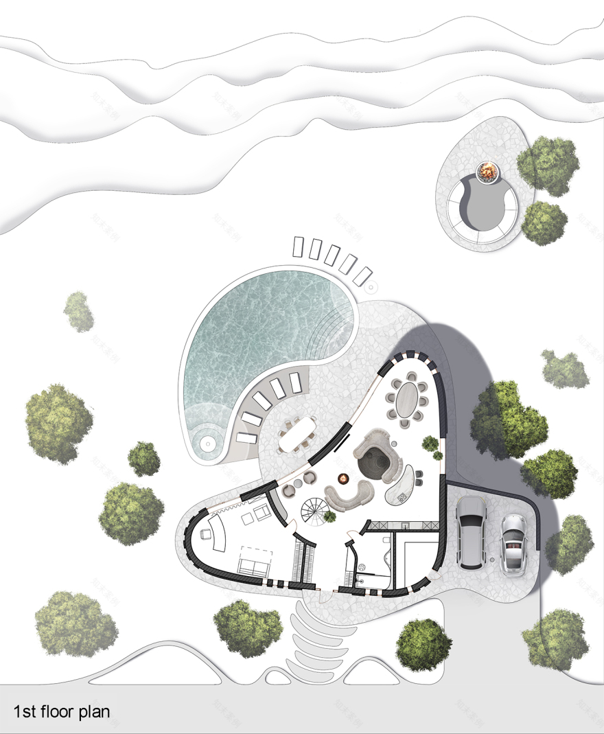 Bionic 风格别墅室内设计丨西班牙-22