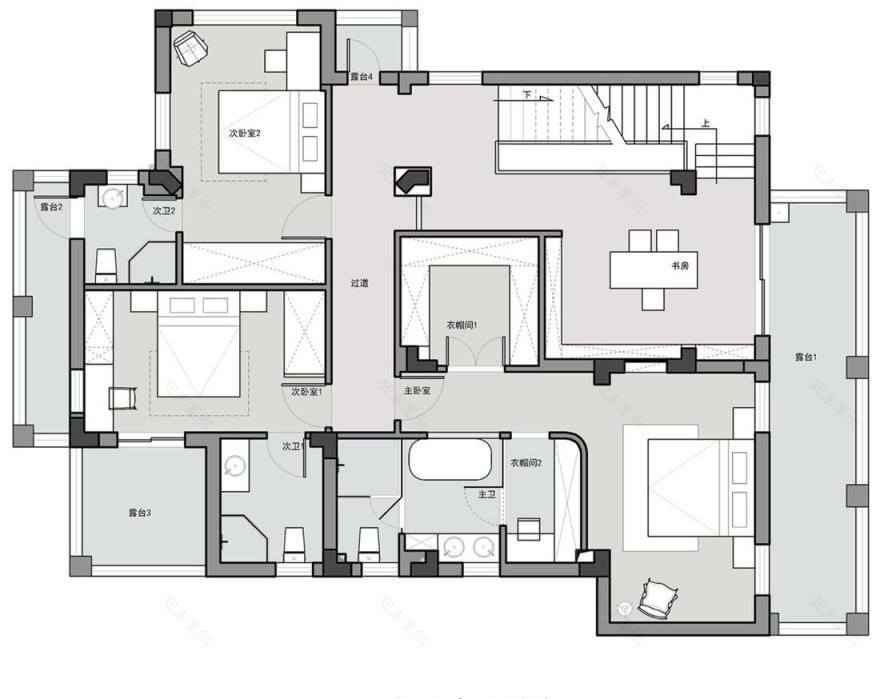 绿意盎然!380㎡独栋别墅创新设计-4