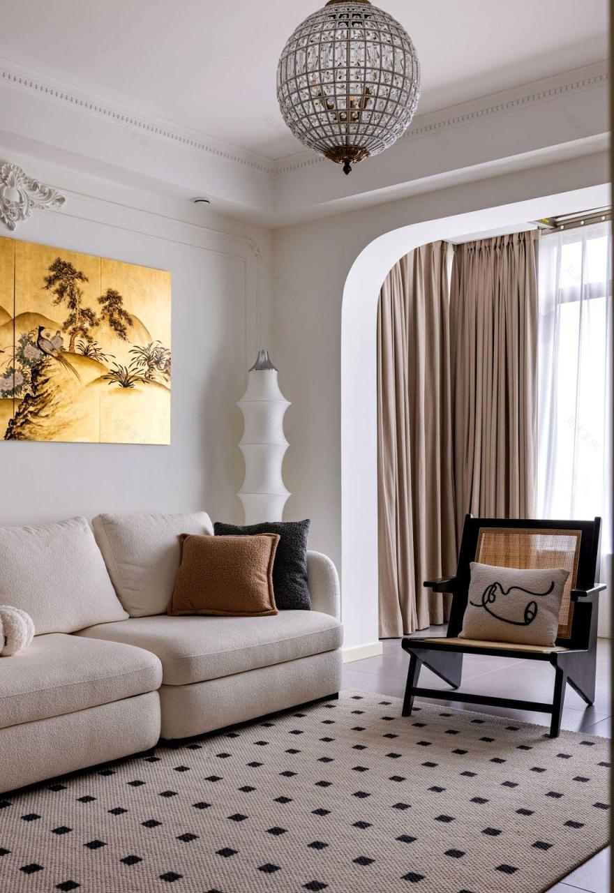 轻法式中古风情 · 北京昌平一家三口的家丨中国北京-12