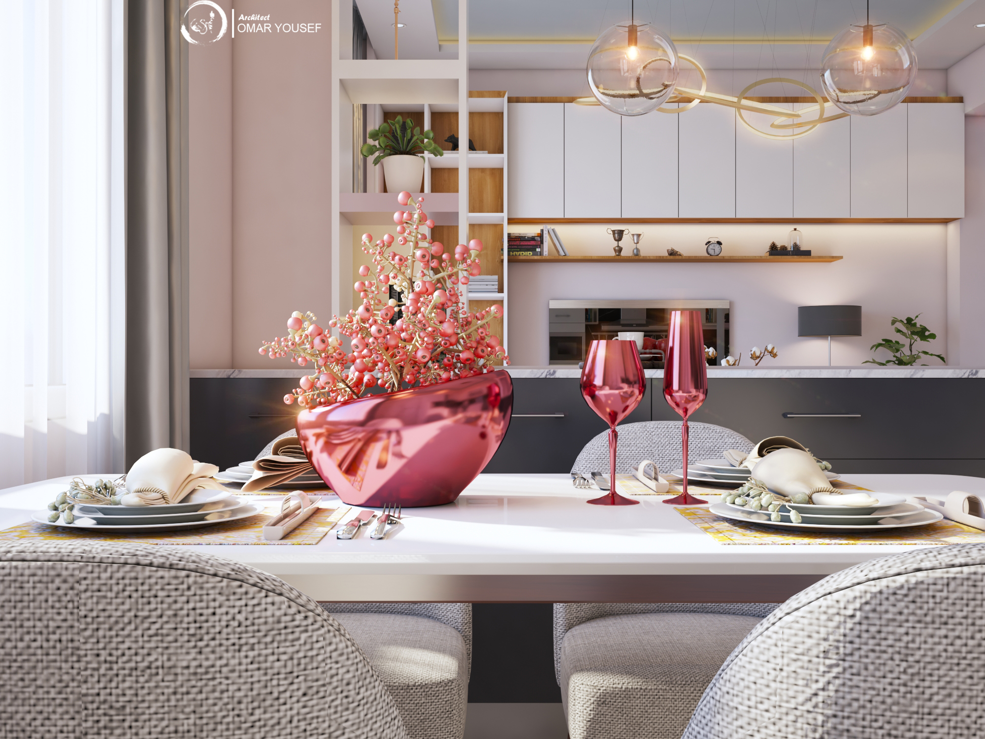 Rosy dream（客厅带厨房）-5