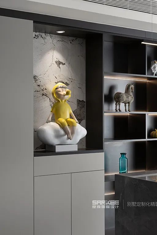 现代极简风精装房改造 · 时代城 130㎡优雅舒适家居设计丨无锡夏奇国际设计-34