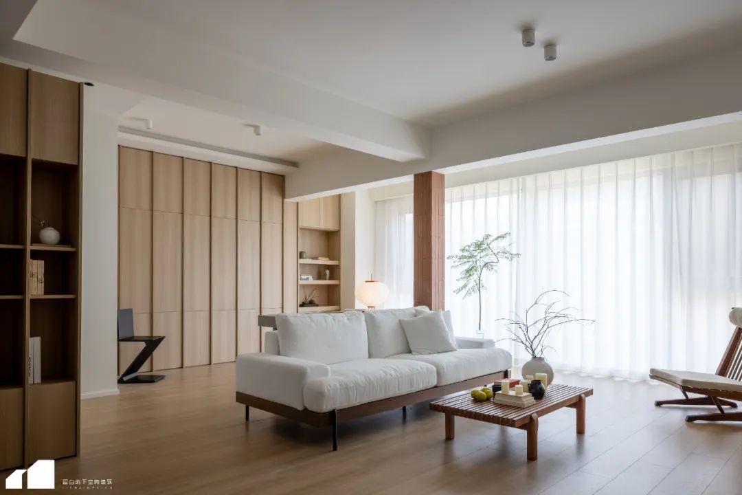 极简原木风的禅意私宅设计丨留白屿下空间建筑-16