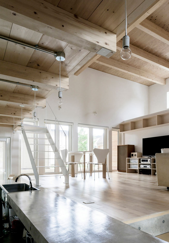 日本 Tomakomai 原木居所,打造现代生活空间-36