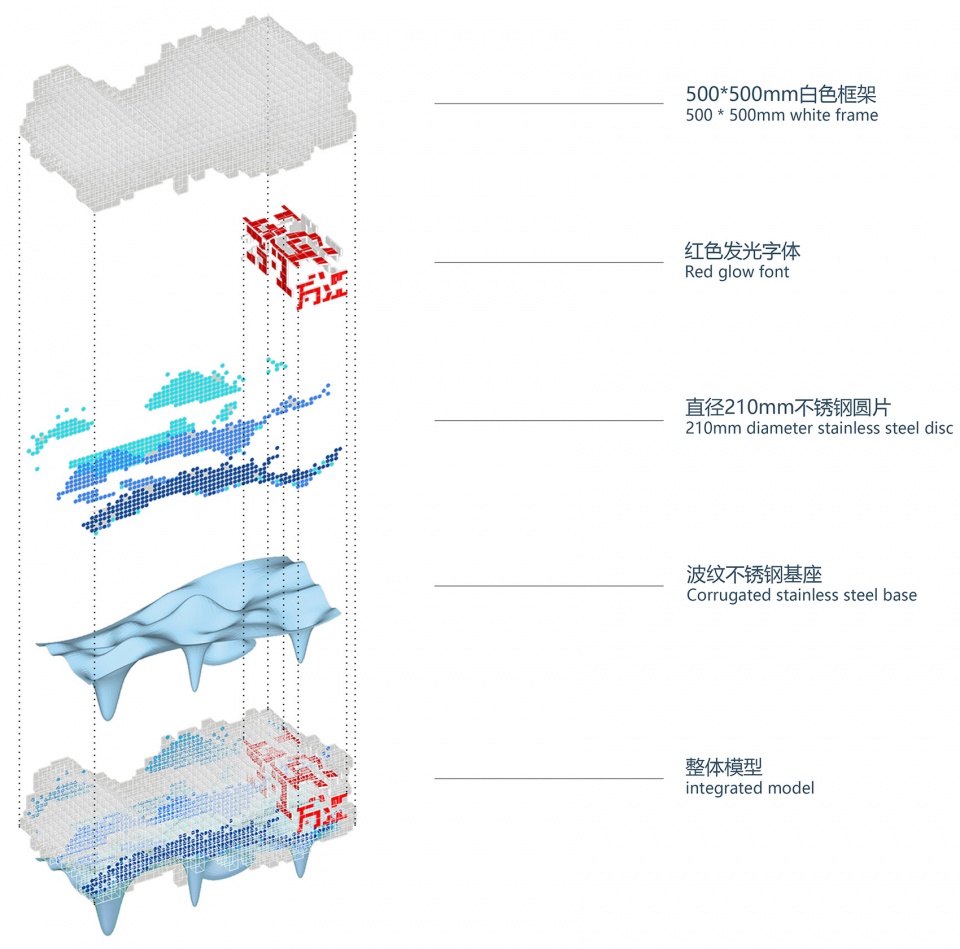 东莞“潮起万江”装置——地标性艺术雕塑-15