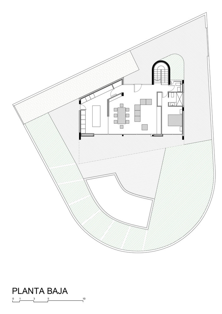 弧形泳池住宅-36