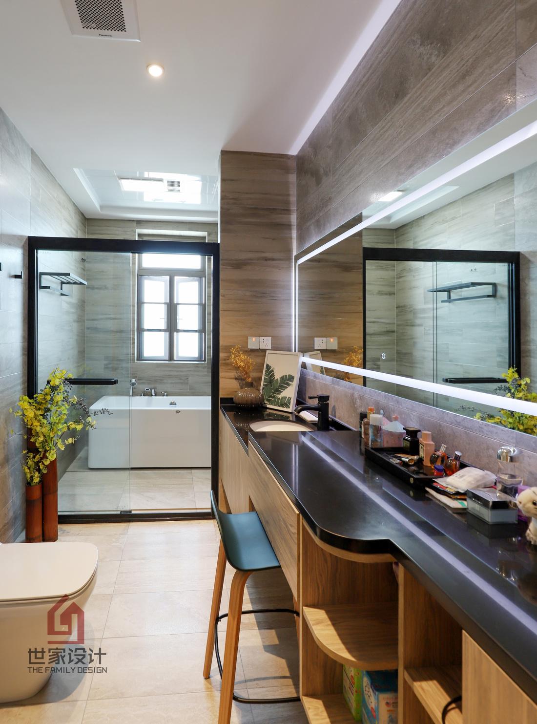 广州轻奢北欧风大户型设计,多元素空间利用-57