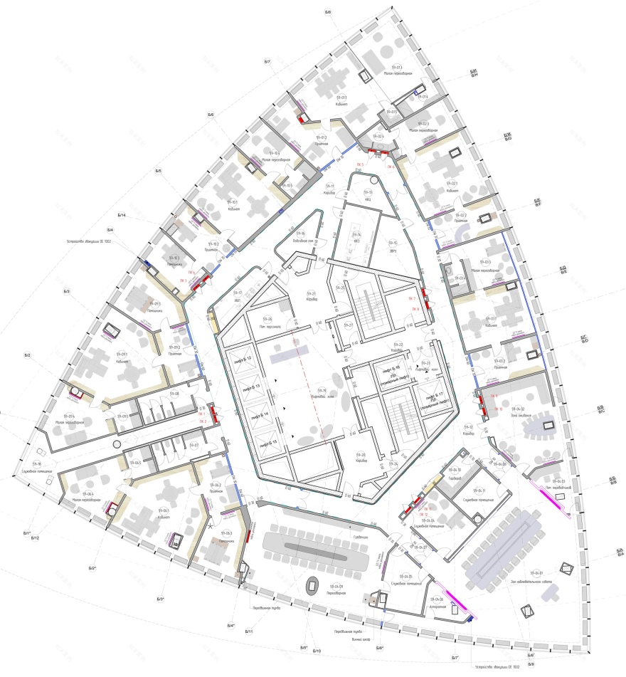 莫斯科“联邦”塔楼 VTB 银行办公室-26