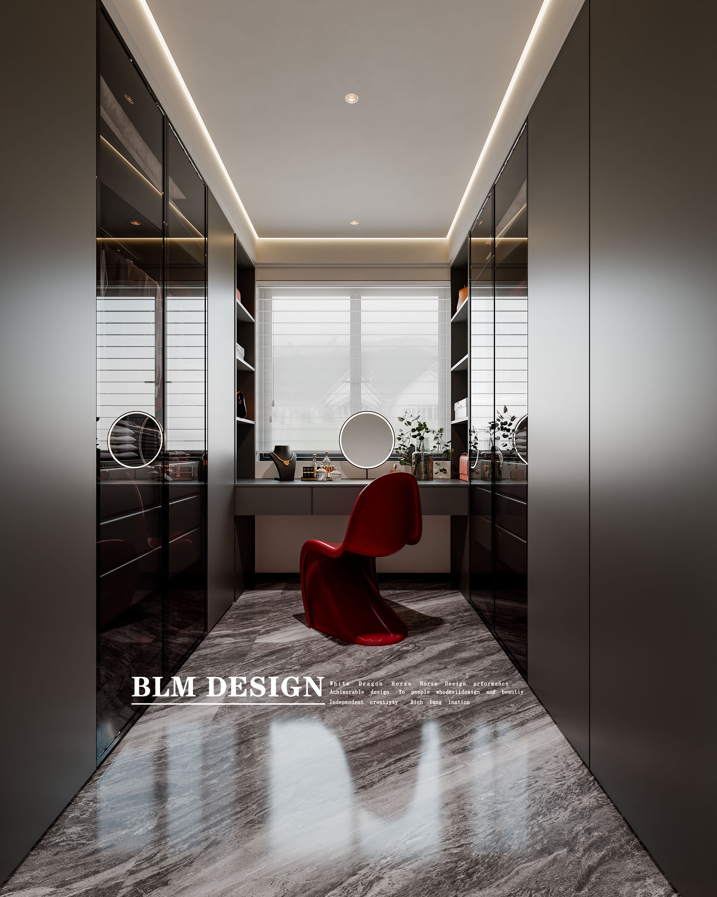 意式轻奢挑空别墅-8