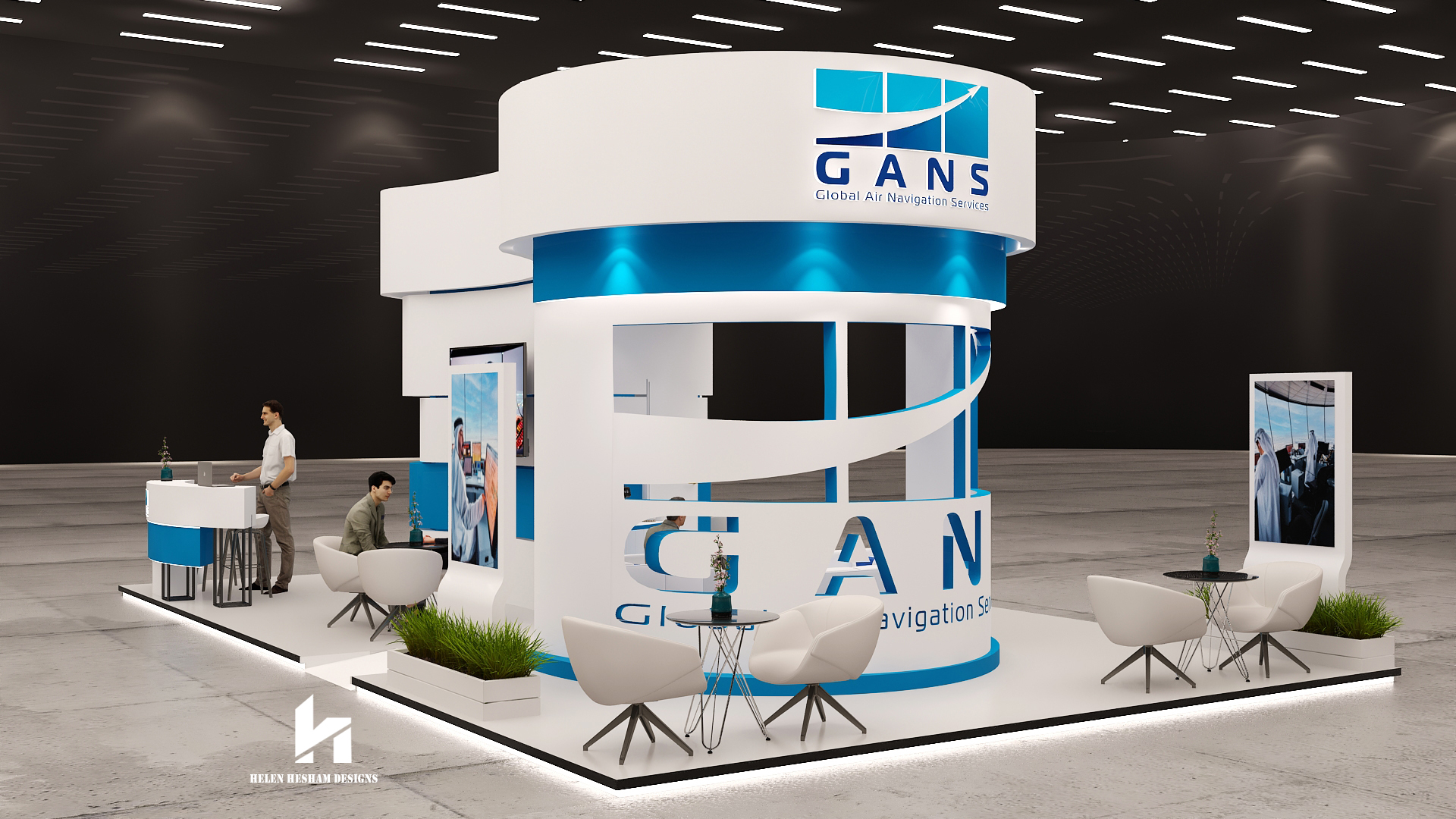 GANS Stand Global Air Navigation Services-6