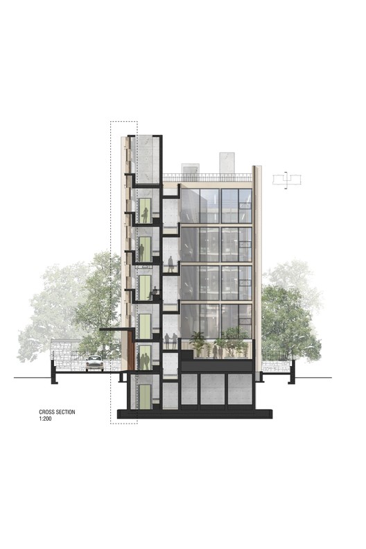 新德里 ICRIER 办公大楼 | 自然通风与环保设计-21