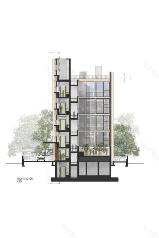 新德里 ICRIER 办公大楼 | 自然通风与环保设计-21