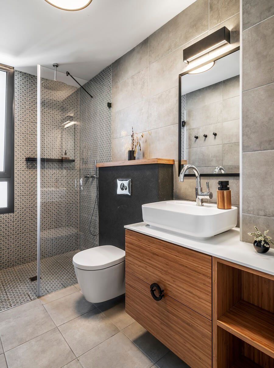 150 מ"ר ברמת גן: מודרנית, אקלקטית ומשקיפה אל הנוף - WALLS : WALLS-60