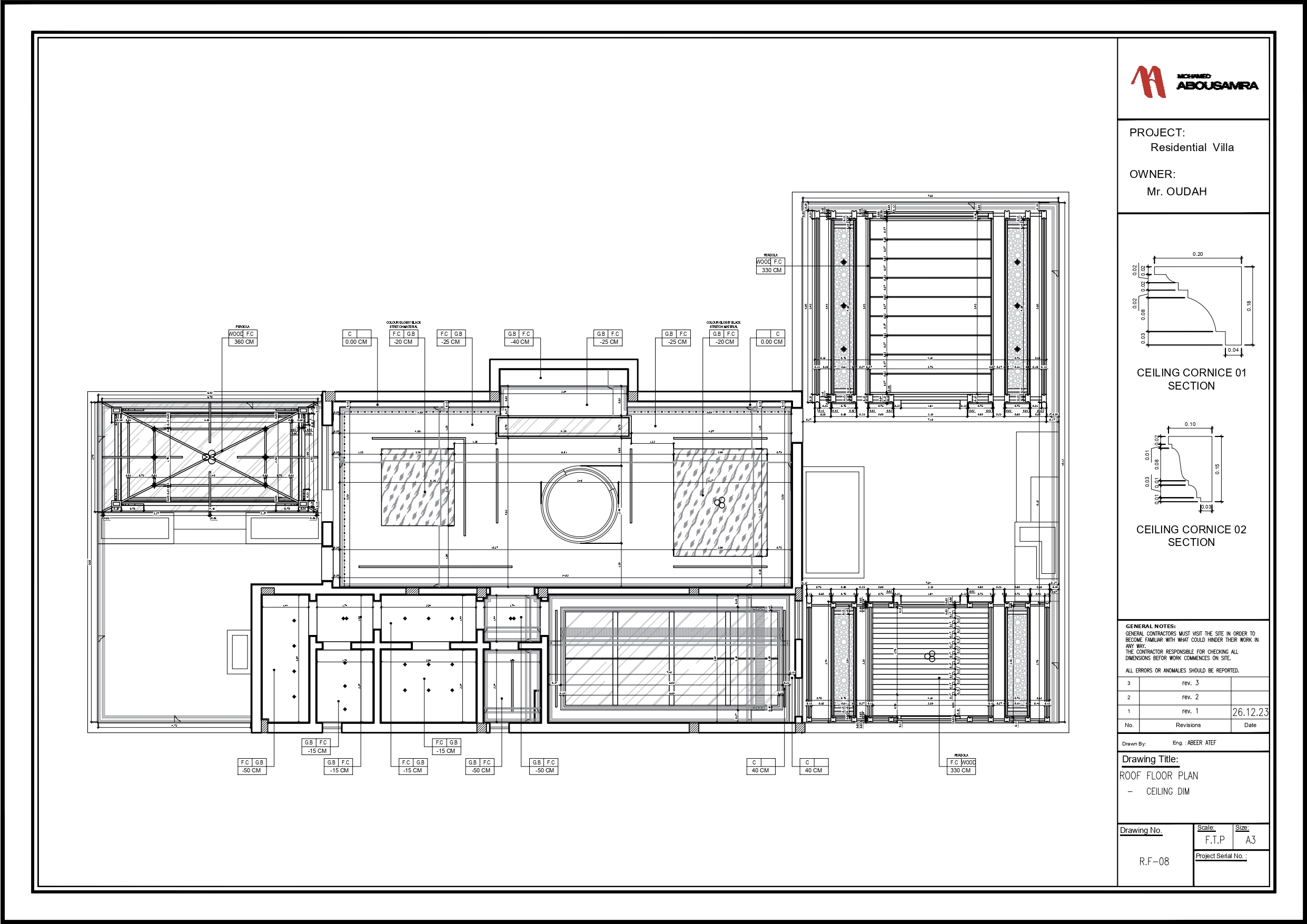 PRIVATE VILLA IN KSA, ROOF FLOOR-2
