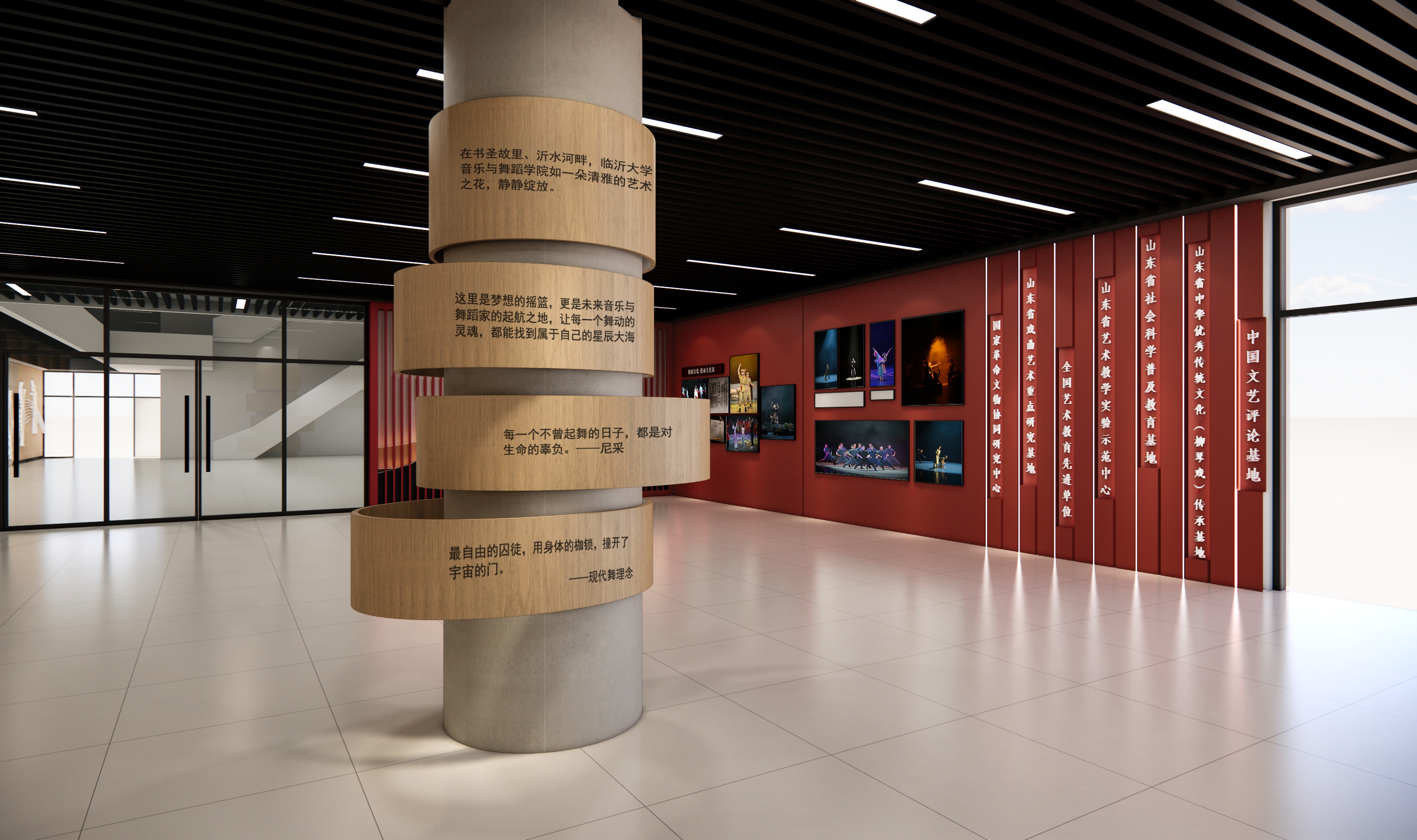 大学里面的走廊-3