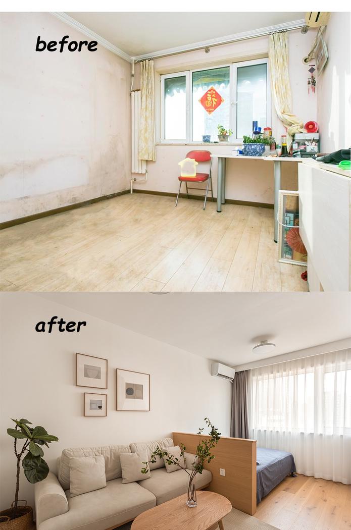 老破小学区采光自由改造,小户型-19