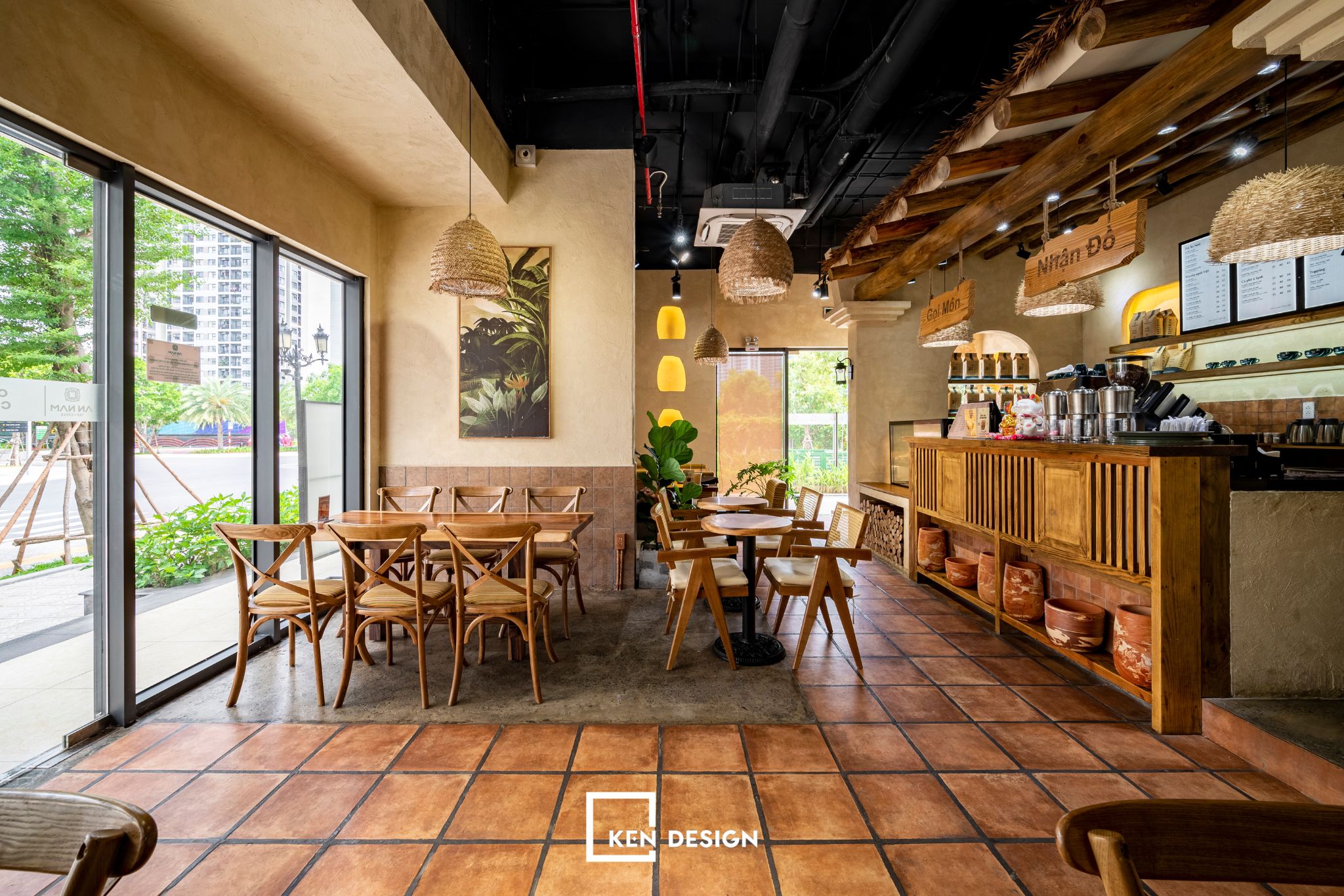 Ân Nam S07咖啡馆装修工程丨越南胡志明市丨Ken Design-3