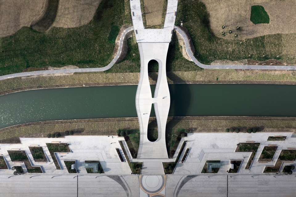 扬州市宝应高铁站人行桥(荷叶桥)丨中国扬州丨南大院张冰土木方工作室-13