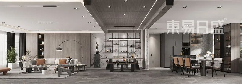 188㎡简约风格大平层装修，安宁和畅的居住理想-14