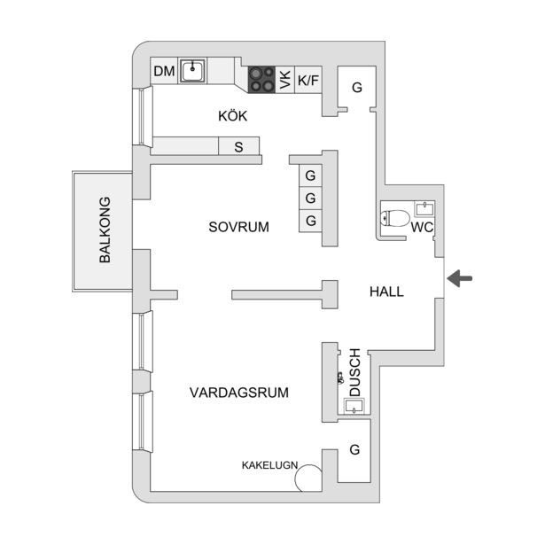 明亮温馨的北欧风格公寓设计-27