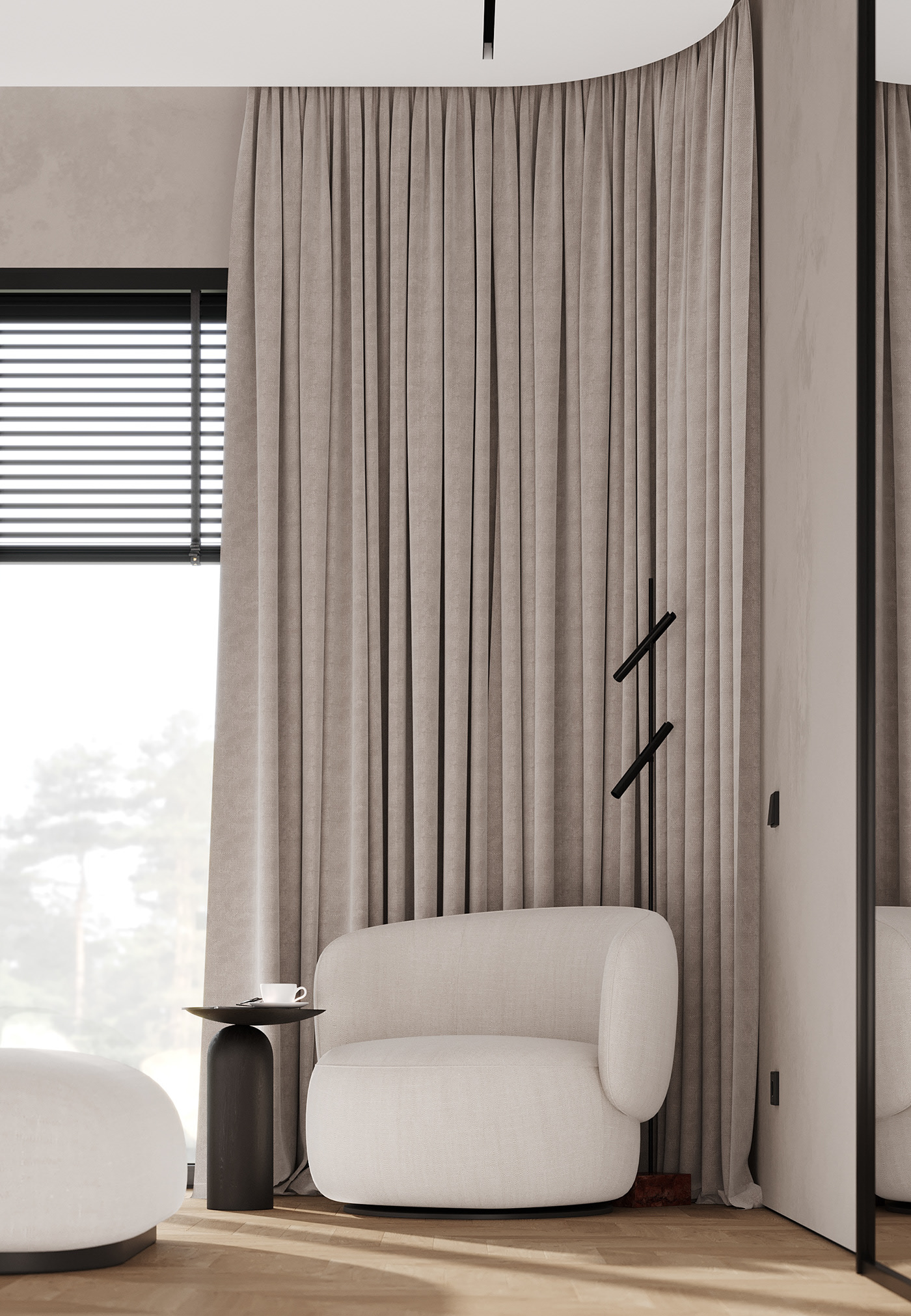 黑棕复古配色空间设计-43