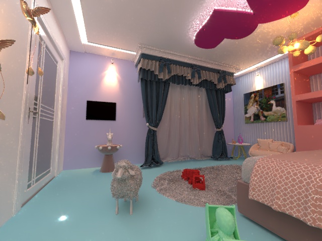 Child Girl Room By 3dMax-8