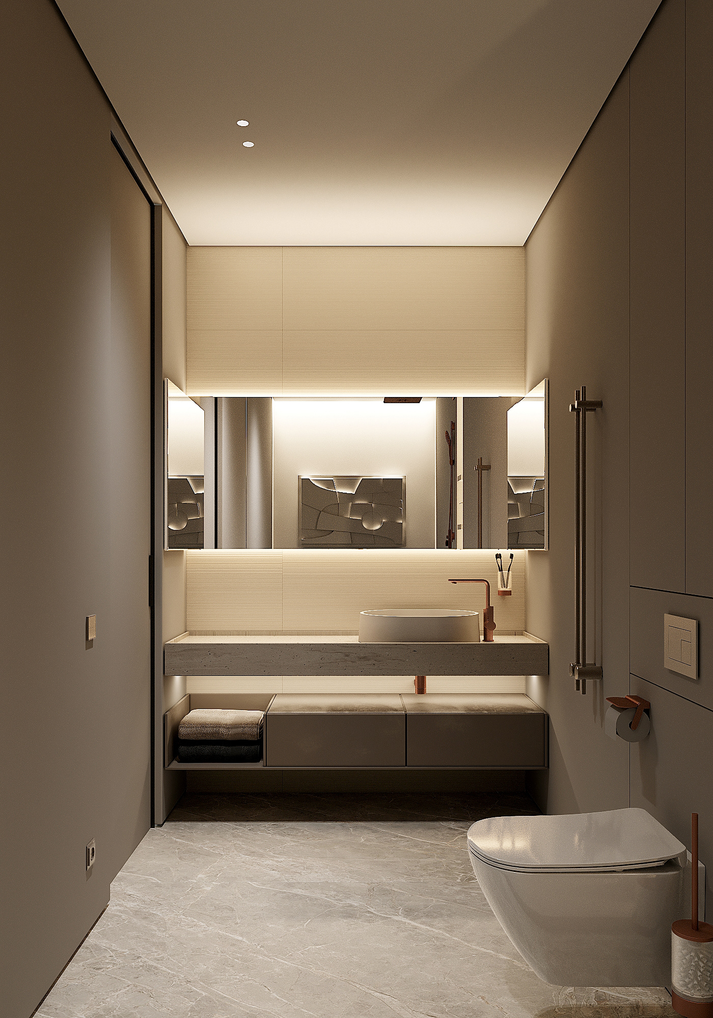 2023年基辅的柔和色调公寓丨乌克兰基辅丨syndicate.design-34