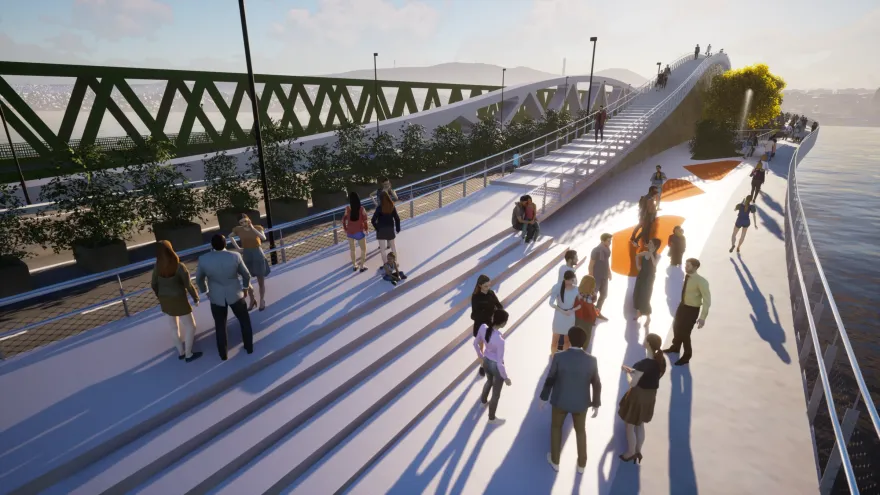 Chameleon 城市桥梁丨匈牙利布达佩斯-63