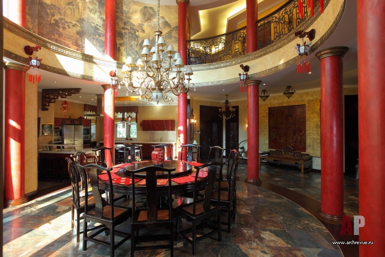 带中式住宅与景观的庄园丨Бахарева Мария,Бахарев Никита-11