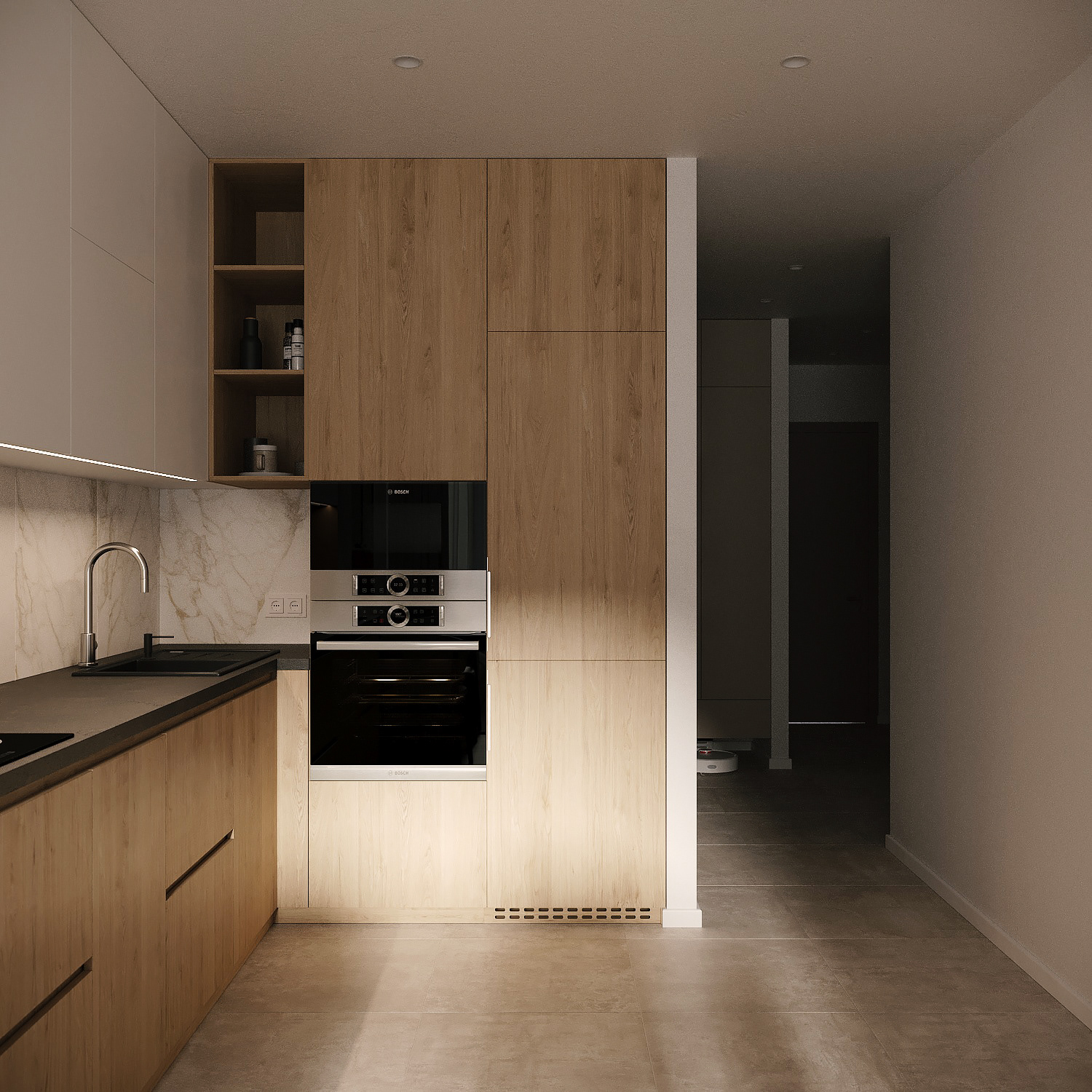 公寓简约室内设计丨乌克兰利沃夫-15