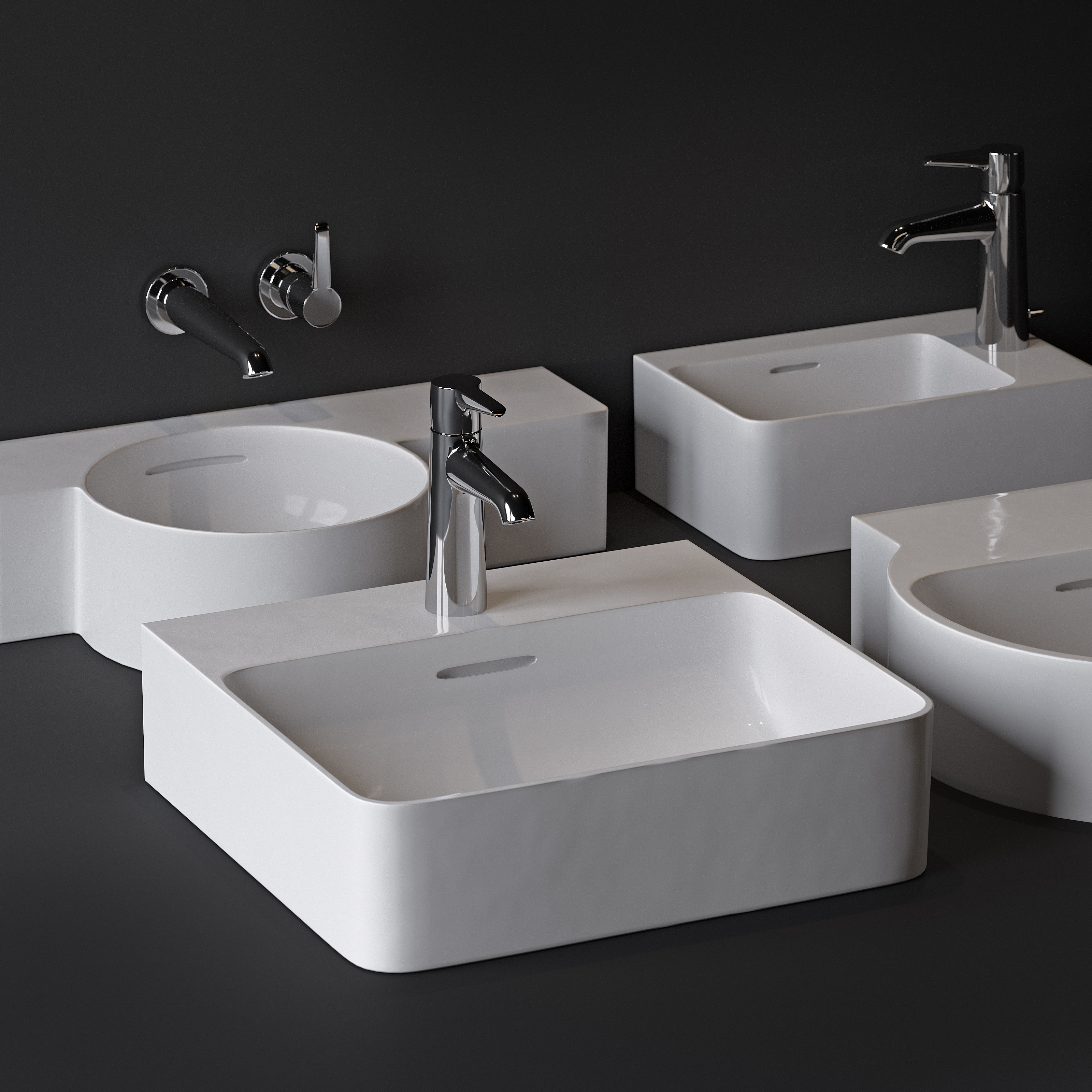 Laufen washbasin 3dmodels pack-8