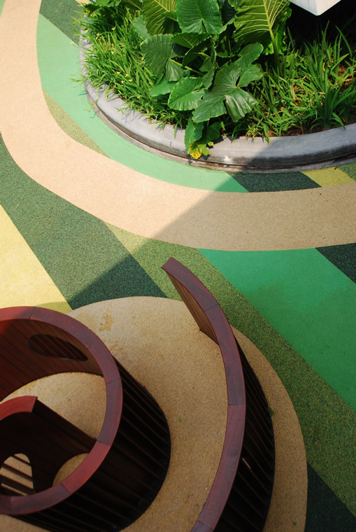 曼谷 Shrewsbury 国际学校幼儿园户外游戏场设计-5