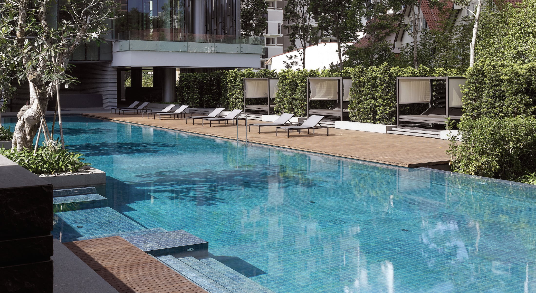 新加坡 Marq 豪宅景观 | 垂直绿化与建筑和谐共生-12