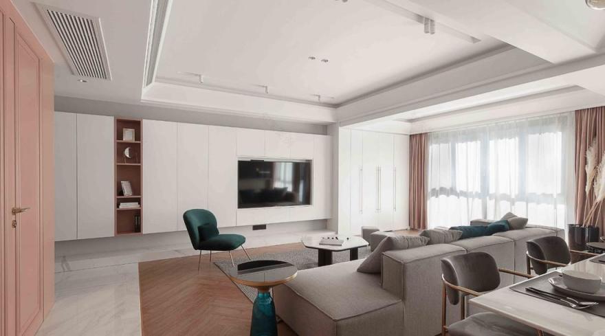 餐厅、客厅、阳台一体化设计,打造高级感生活空间-2