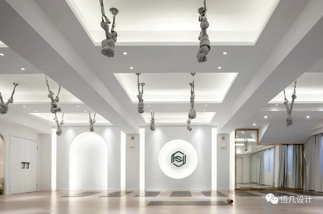 亦研瑜伽空间 | 简约中寻求多样层次,打造年轻活力氛围-35