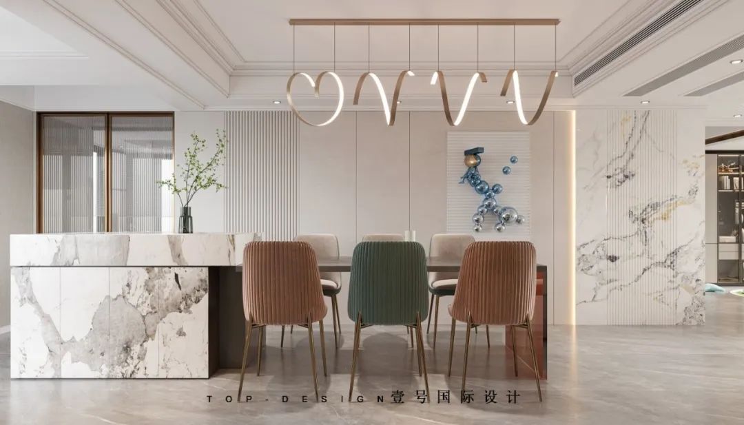 逐光优雅如诗 · 现代轻奢复式住宅设计丨壹号国际设计-45