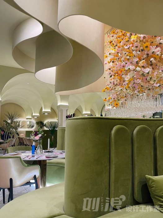 网红餐厅设计 西餐厅 花园餐厅 餐饮设计公司 商业设计-14