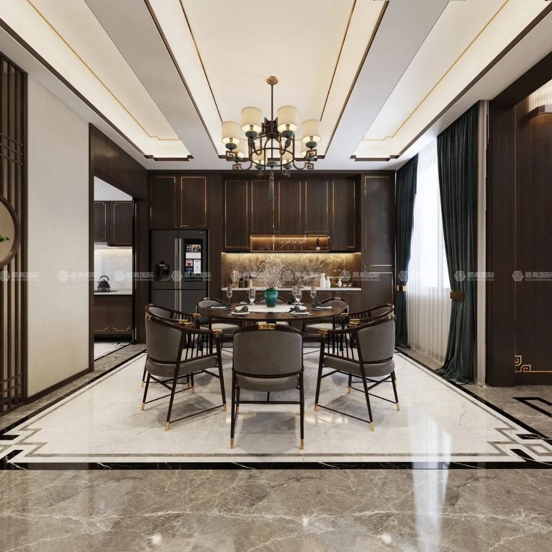 西安天浩上元郡新中式家居设计,演绎钟灵毓秀之美-14