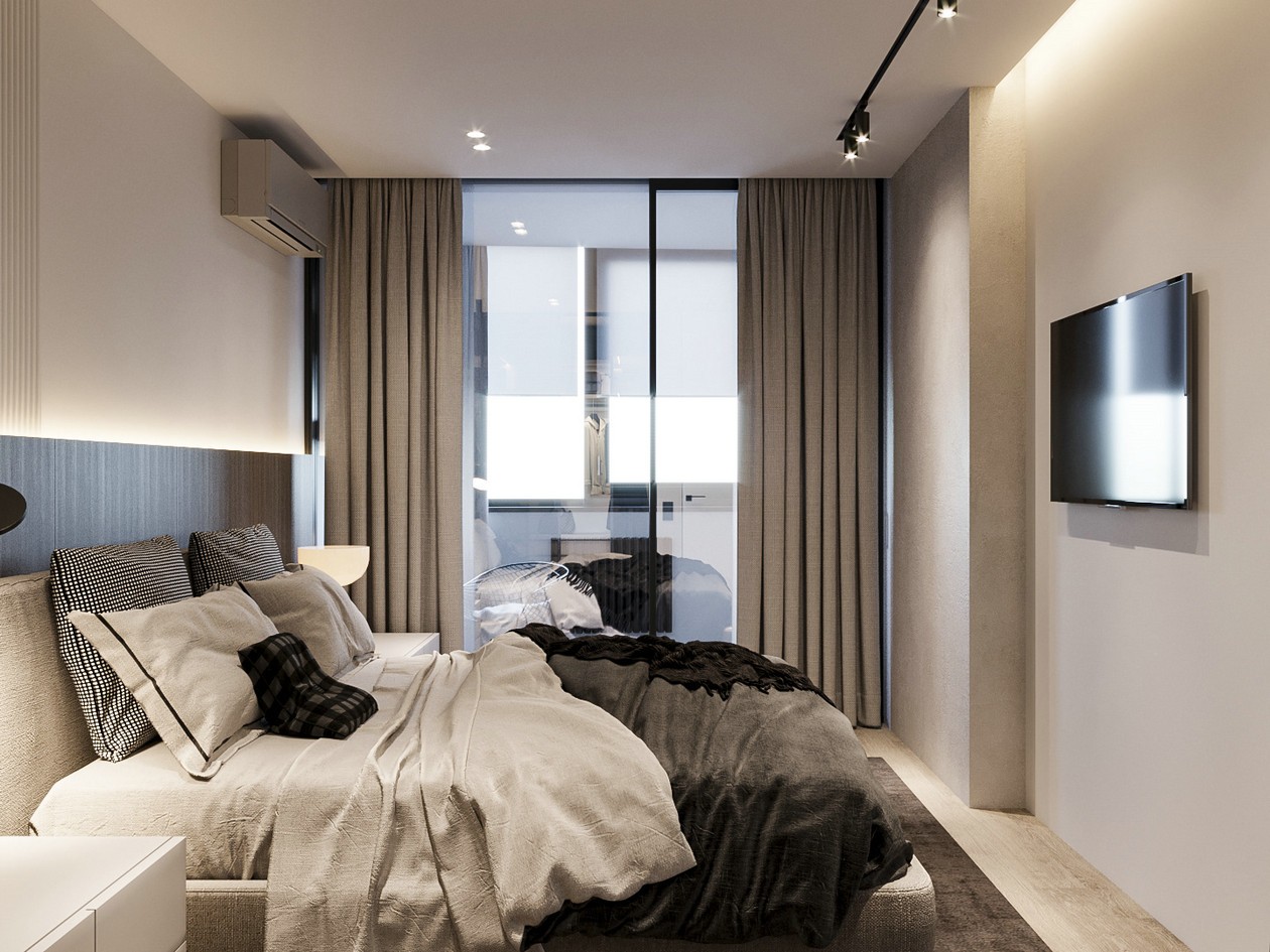 灰色系简约风公寓 既纯粹又有序的生活-15