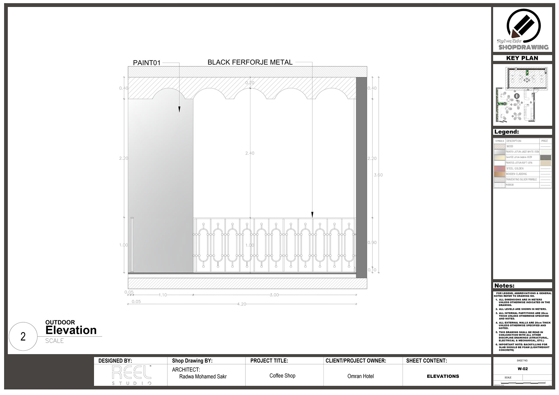 Shop Drawing For Coffe Shop-12