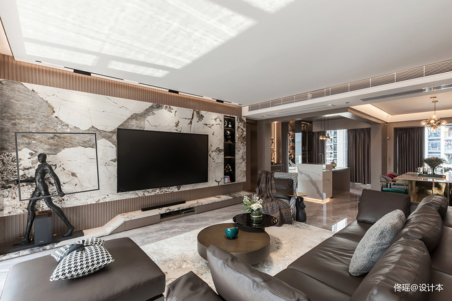 75万元三居140平米装修案例（深圳潮玩之家）丨中国深圳丨独立设计工作室-28