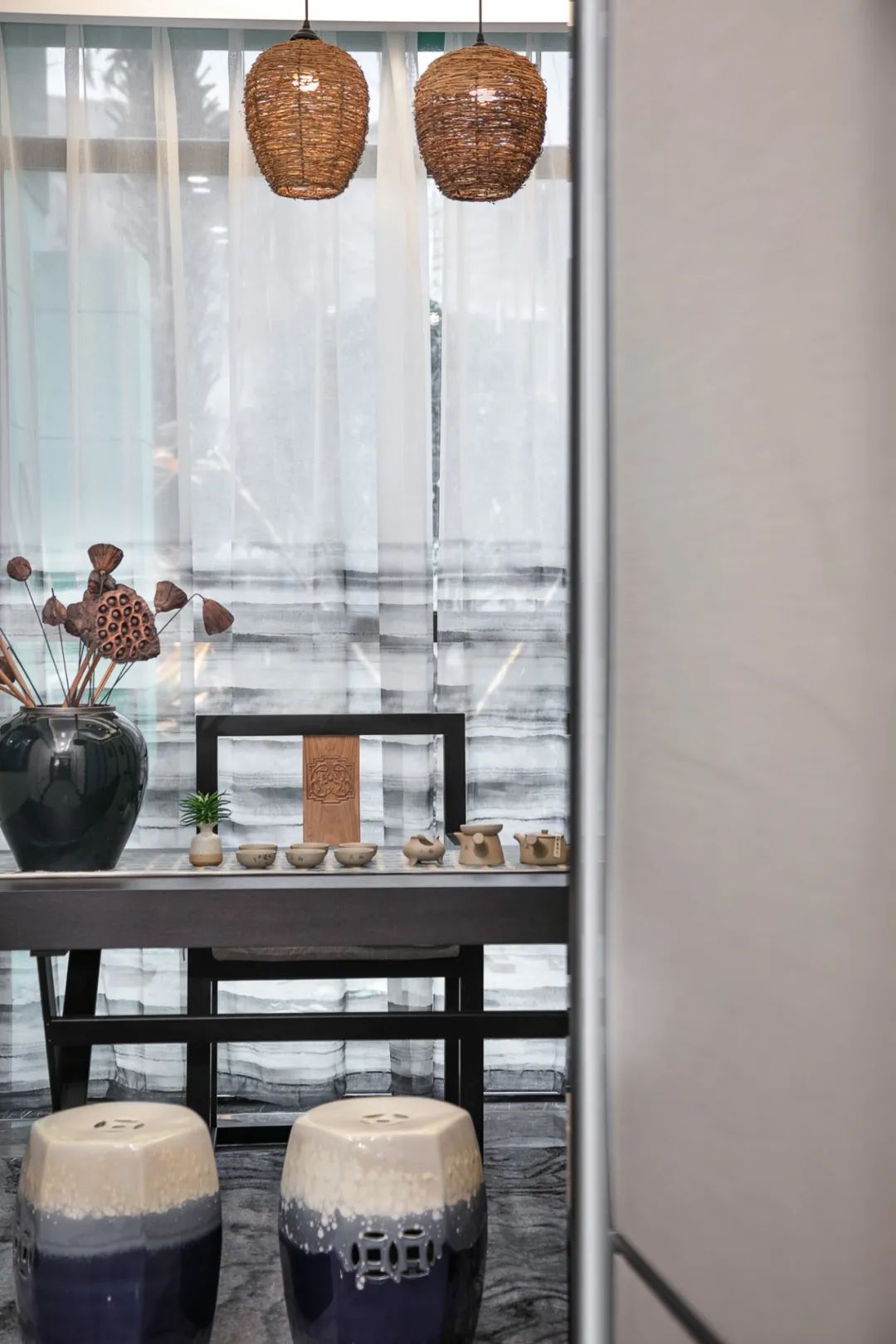 聚商公园一号新中式样板间丨中国贵阳丨米洛映象-47