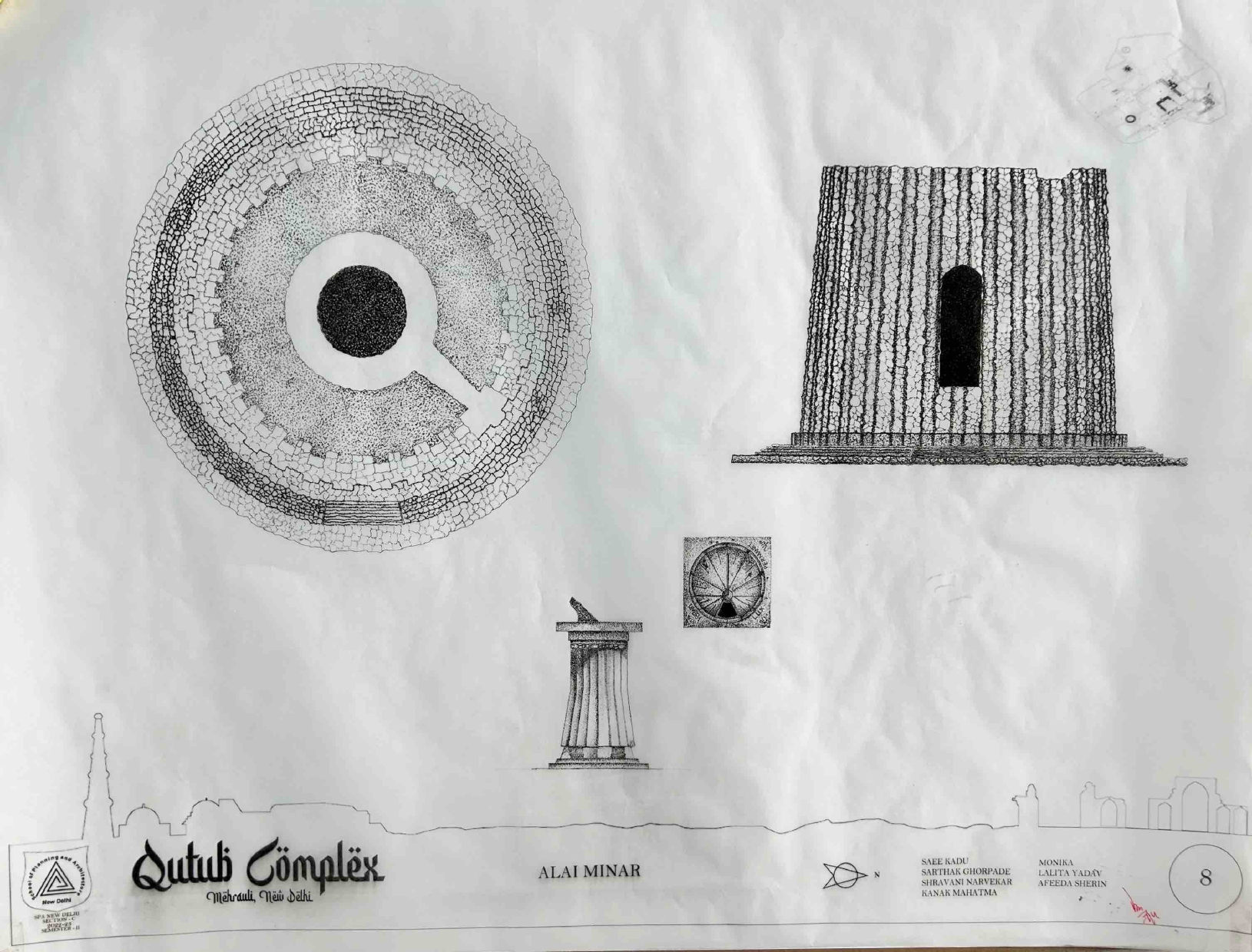 Measured Drawing & Documentation | Qutub Complex, Delhi-8