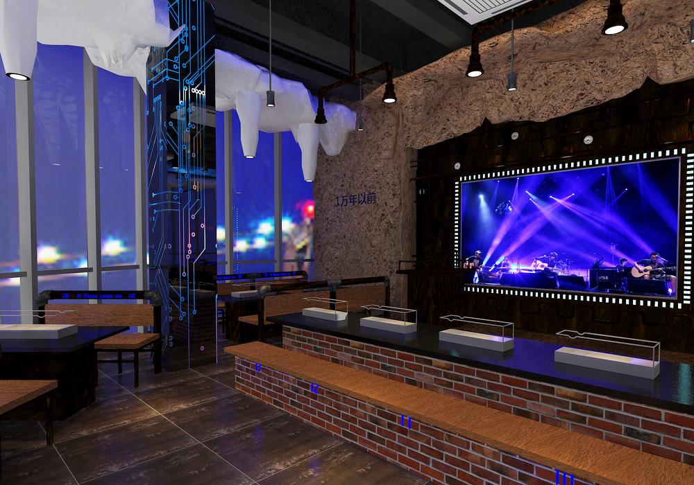 盐城“从那以逅”音乐烧烤餐厅设计-12