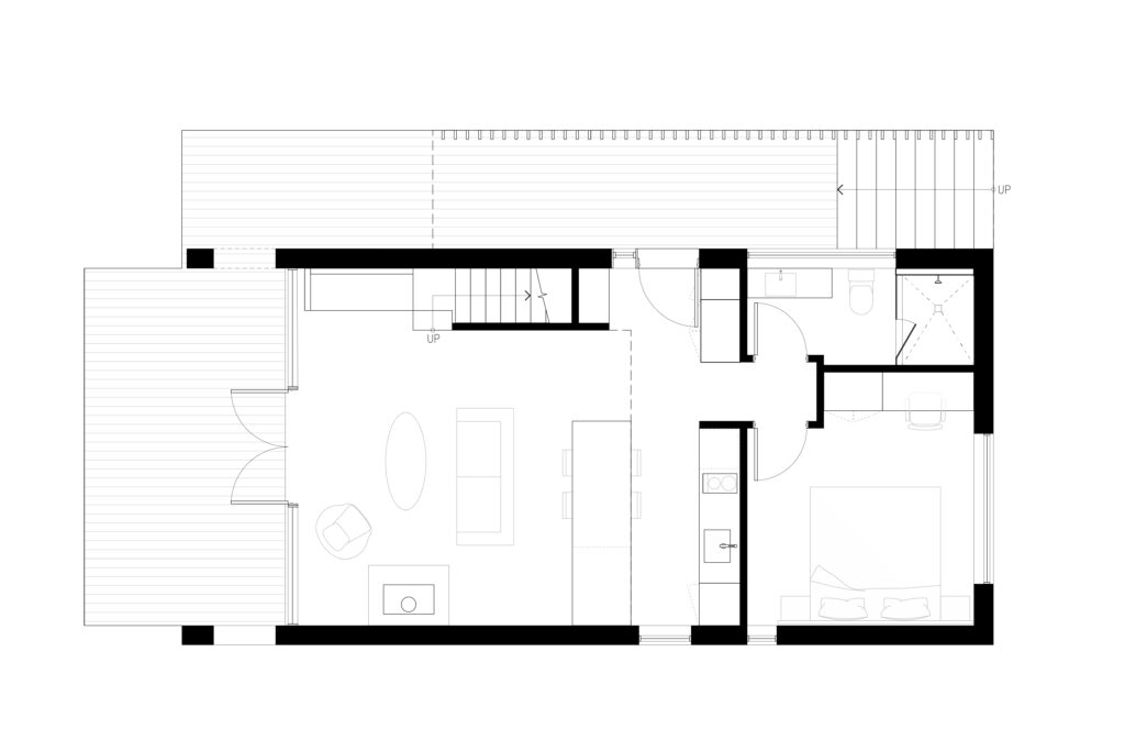 Doğayla Uyumlu Modern Bir Kaçış Noktası: Bunkie on the Hill - Arkitera-16