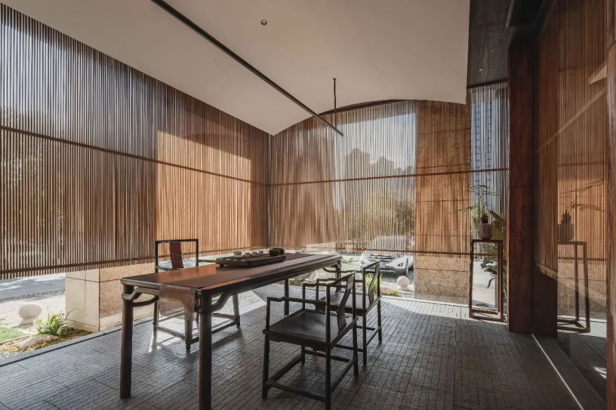 雨林古树茶茶室丨中国台州丨JWD 王韦航室内设计-40